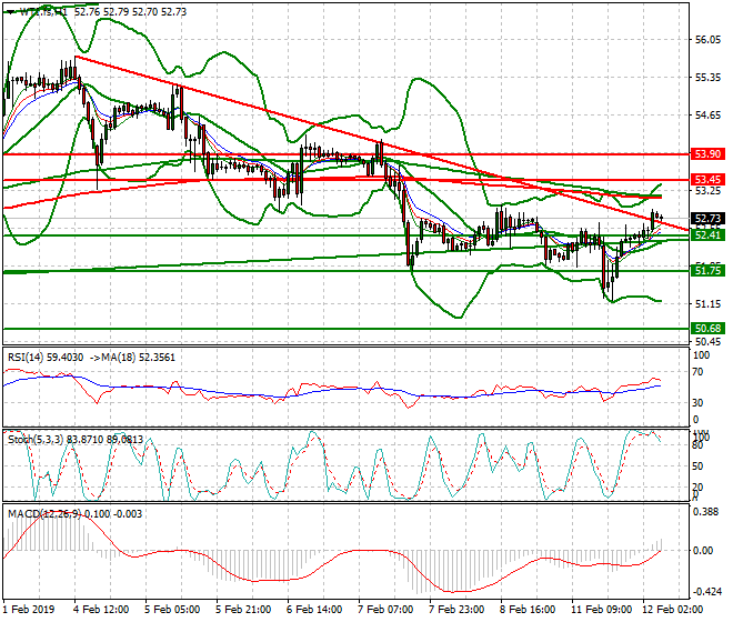 WTI Crude Oil Intra-day Analysis 12 Feb 2019