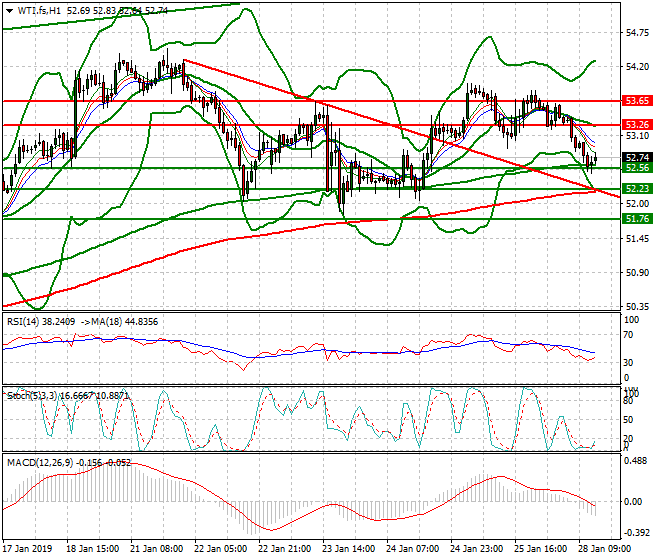 WTI Crude Oil Evening Analysis 28 Jan 2019