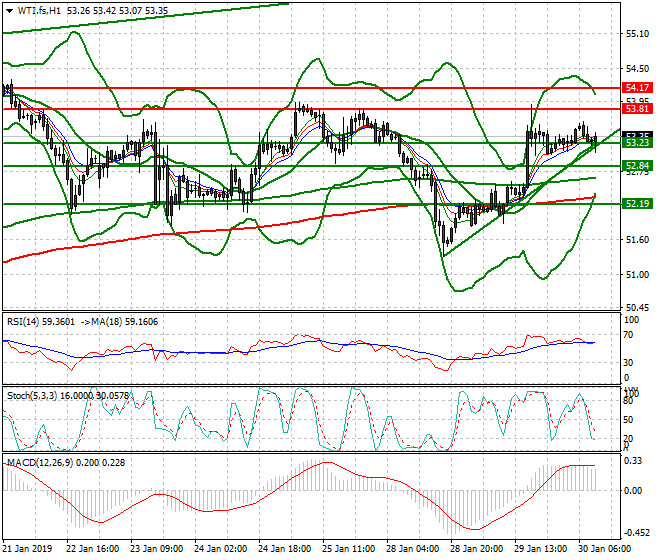 WTI Crude Oil Mid-day Analysis 30 Jan 2019